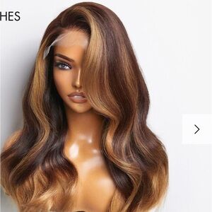 18 INCH HUMAN HAIR CLOSURE OMBRÉ COLOR (NOT A FULL WIG)